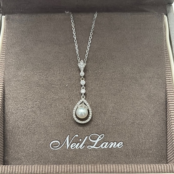 neil lane Jewelry - Neil Lane Silver Pearl Pendant Necklace